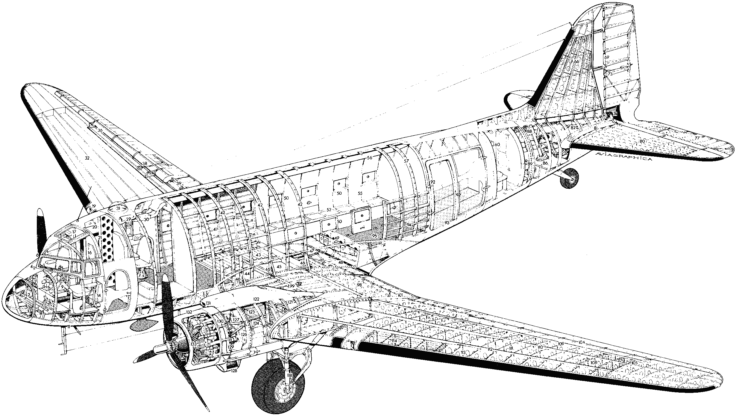 DC3 Cutaway